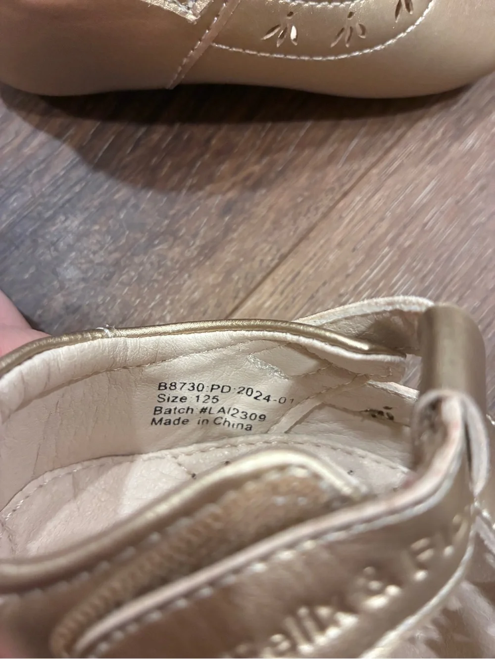 Felix & Flora Gold Mary Jane Shoes Dress Walker 4 Baby